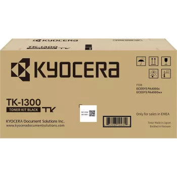 Kyocera Τόνερ μαύρο TK-1300 για 3 PA4000x/wx - Μονάδα τόνερ - Μαύρο