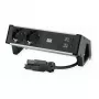 Μονάδα τροφοδοσίας Bachmann DESK2 με 2x υποδοχές CEE7/3 και USB, 100W USB C/C, GST18 0,2m, μαύρο