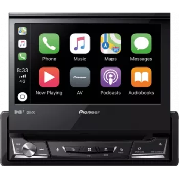 AVH-Z7200DAB, μαύρο, 1 DIN, CD, DVD, MOSFET, AAC, FLAC, MP3, WAV, WMA, JPEG