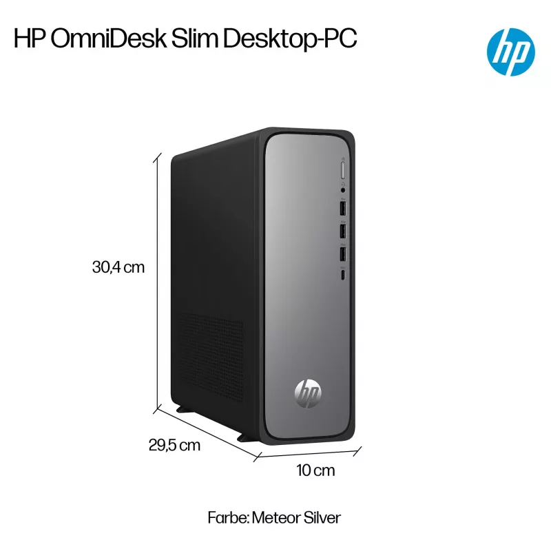 HP OmniDesk S03-0032ng - Λεπτός desktop - Core i3 i3-14100 - Πλήρες σύστημα - Core i3