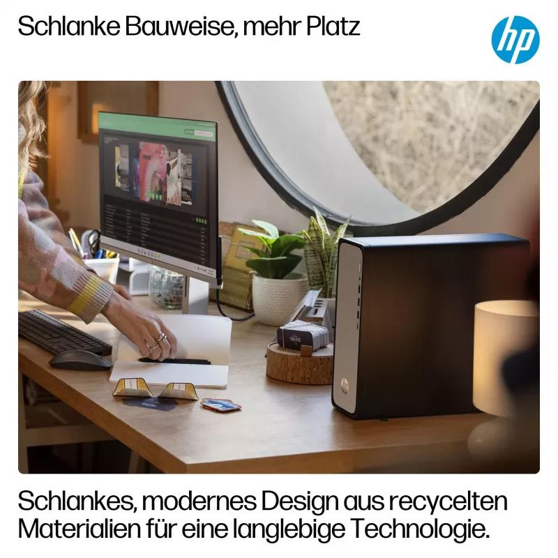 HP OmniDesk S03-0032ng - Λεπτός desktop - Core i3 i3-14100 - Πλήρες σύστημα - Core i3