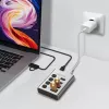 Hub USB 3.2 Gen 1, 4 θύρες, USB-A/C, διακόπτης on/off