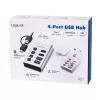 Hub USB 3.2 Gen 1, 4 θύρες, USB-A/C, διακόπτης on/off