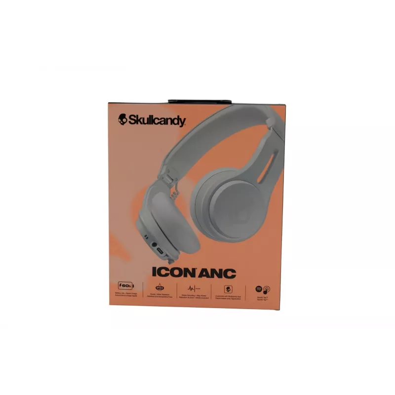 Skullcandy Icon ANC ασύρματα on-ear ακουστικά Orange Glow Bluetooth 5.3 ANC (S5IOW-S951)