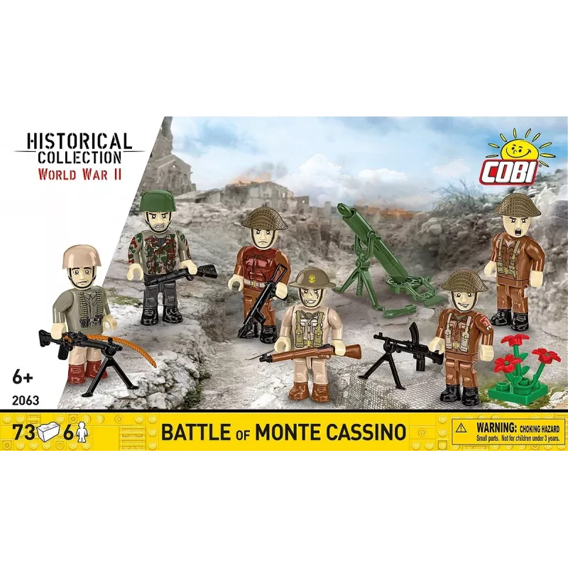 Σετ κατασκευής Cobi Blocks Μάχη του Monte Cassino ιστορικό στρατιωτικό διοράμα COBI-2063
