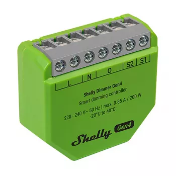 Shelly Dimmer Gen4 Green πολυπρωτοκόλλου συνδεσιμότητα