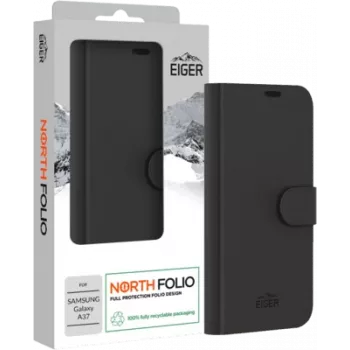 Eiger North Folio Θήκη Galaxy A37 μαύρο (EGCA01016)