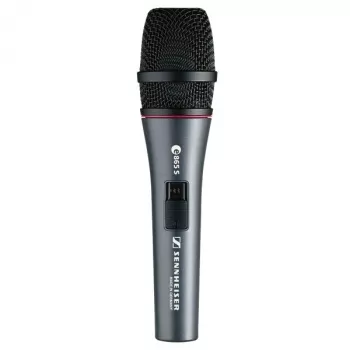 Πυκνωτικό μικρόφωνο φωνής Sennheiser E865‑S, Supercardioid, με διακόπτη on/off