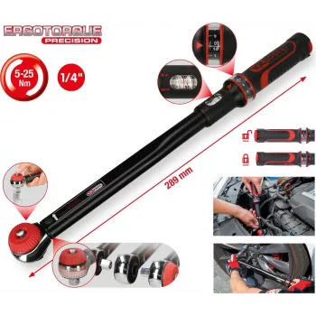 KS TOOLS ERGOTORQUE - Κλειδί ροπής - 1/4 - 5 - 25 N·m