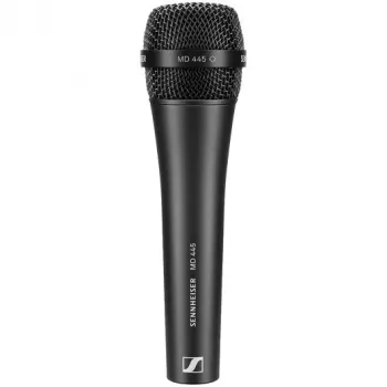 Δυναμικό μικρόφωνο υπερκαρδιοειδές Sennheiser MD 445 – Επαγγελματικό μικρόφωνο φωνής/οργάνων, ανθεκτικό μεταλλικό περίβλημα