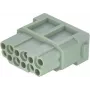 Harting Han DD Module crimp 09140123102 Υποδοχή θηλυκή Han-Modular Module χωρίς επαφές 2 (09140123102)