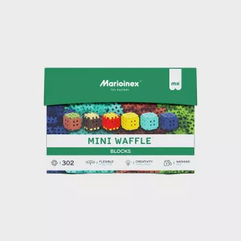 Τουβλάκια κατασκευής Marioinex Mini Waffle 302 τεμάχια — Στοιβαζόμενο, αλληλοσυνδεόμενο σετ κατασκευής