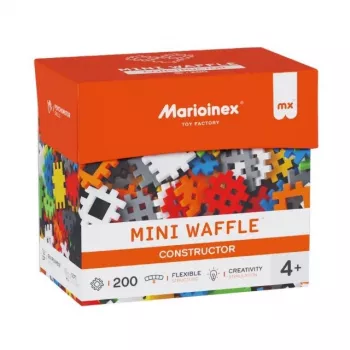 Σετ κατασκευής Marioinex Mini Waffle Constructor 200 τεμάχια — Τουβλάκια για δημιουργικό παιχνίδι