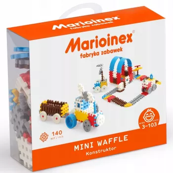 Τουβλάκια Marioinex Mini Waffle Set 3 — 140 τεμάχια, μικρά αλληλοσυνδεόμενα τουβλάκια