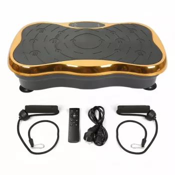 Extralink Πλατφόρμα δόνησης για προπόνηση Fitness Moonwalk Spinmove Gold