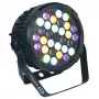 LIGHT4ME Μαύρο PAR 30x3W RGBA-UV Προβολέας LED