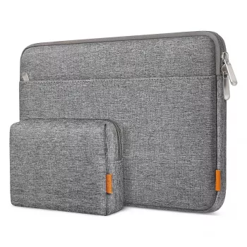 Θήκη προστασίας Inateck LB01005 για laptop 35,6 cm (14 ίντσες), γκρι, μονόχρωμη επιφάνεια
