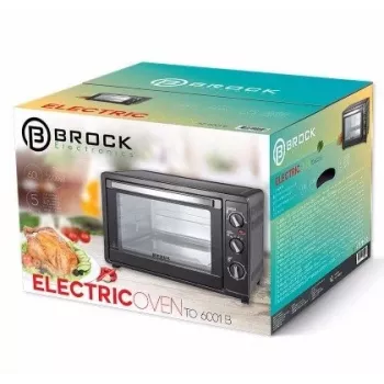 Mini φούρνος Brock Electronics TO 6001 B – 60 l, 2200 W, μαύρος