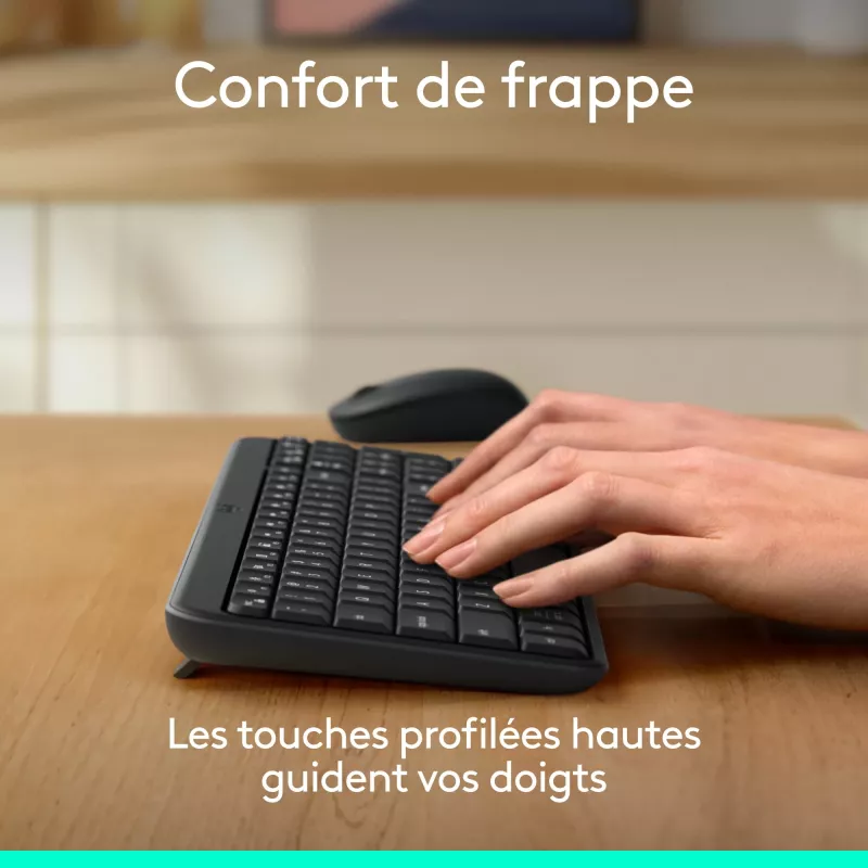 Logitech MK250 - Σετ πληκτρολογίου-ποντικιού - Ασύρματο