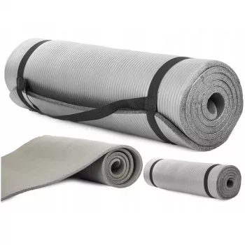 Extralink | Στρώμα γυμναστικής | Fitness γκρι Yoga και Aerobic 180x60cm