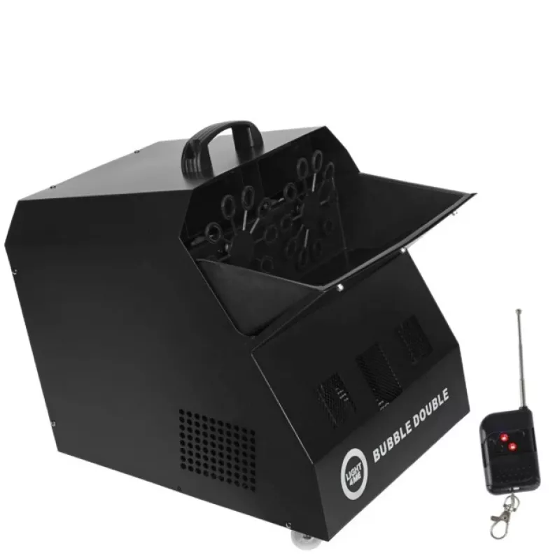 LIGHT4ME BUBBLE DOUBLE - Μηχανή φυσαλίδων 300W, ασύρματο τηλεχειριστήριο