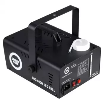 LIGHT4ME FOG 600W LED BALL - Μηχανή καπνού, εφέ φωτισμού καπνού/ντισκομπάλα, ασύρματο τηλεχειριστήριο