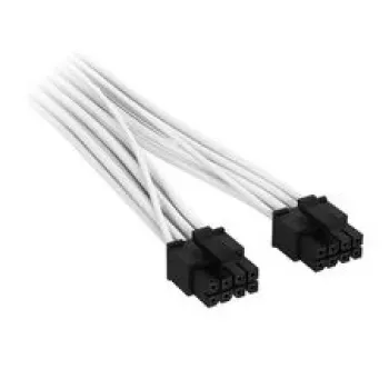 Corsair Premium-Sleeved Καλώδιο 2x 8-Pin σε 12V-2x6, για τροφοδοτικό Τύπου 5 – Λευκό