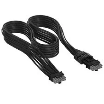 Corsair Premium-Sleeved Καλώδιο 12V-2x6 σε 12V-2x6, Universal - μαύρο