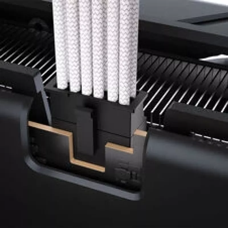 Corsair Premium-Sleeved Καλώδιο 12V-2x6 σε 12V-2x6, Universal - Λευκό