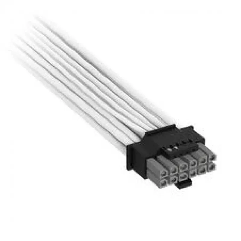 Corsair Premium-Sleeved Καλώδιο 12V-2x6 σε 12V-2x6, Universal - Λευκό