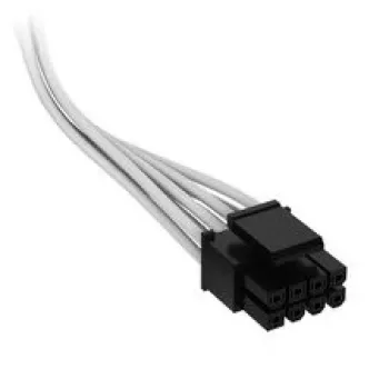 Corsair Premium-Sleeved Καλώδιο 8-Pin ATX, για τροφοδοτικό Τύπου 5 – Λευκό