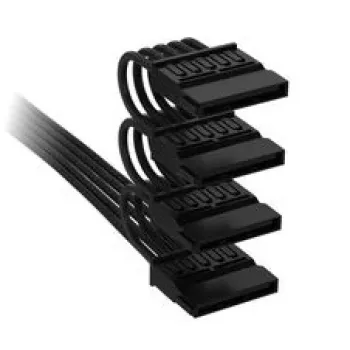 Corsair Premium-Sleeved Καλώδιο τροφοδοσίας 4x SATA, για τροφοδοτικό Τύπου 5 – μαύρο