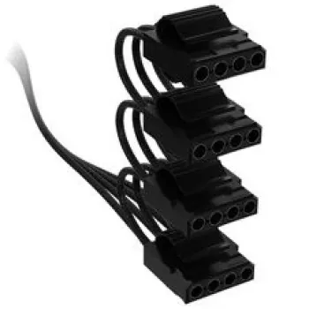 Corsair Premium-Sleeved Καλώδιο 4x 4-Pin Molex, για τροφοδοτικό Τύπου 5 – μαύρο