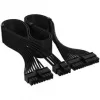 Corsair Σετ καλωδίων, Τύπος 4, DC Καλώδιο Starter Kit, μεμονωμένα sleeved - Μαύρο