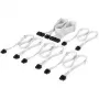 Corsair Σετ καλωδίων, Type 4, DC Cable Starter Kit, μεμονωμένα sleeved - λευκό
