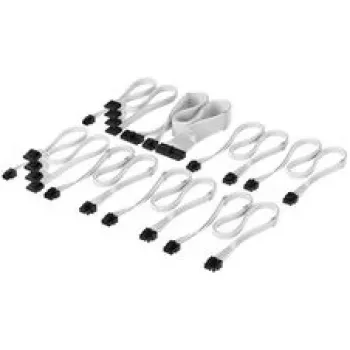 Corsair Σετ καλωδίων, Type 4, DC Cable Pro Kit, μεμονωμένα sleeved – λευκό
