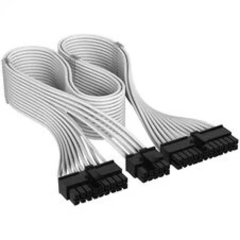 Corsair Σετ καλωδίων, Type 4, DC Cable Pro Kit, μεμονωμένα sleeved – λευκό