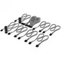 Corsair Σετ καλωδίων, Type 4, DC Cable Pro Kit, μεμονωμένα sleeved – μαύρο / λευκό