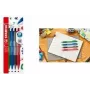 Στυλό διαρκείας Stabilo pointball colorful, σετ 4 σε θήκη, αντιολισθητική λαβή, μαλακό μελάνι (6033/4)