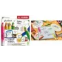 Stabilo MARKdry NEON σετ μαρκαδόρων λευκού πίνακα 648/4-01, 4 τεμάχια, διάφορα χρώματα