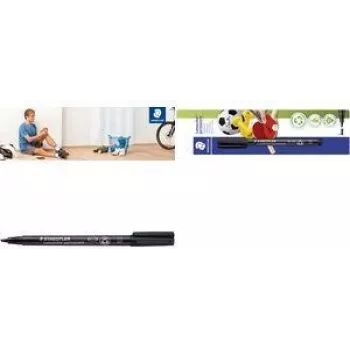 Μαρκαδόρος Staedtler 314-9 BK-1 – μόνιμος μαύρος μαρκαδόρος, προέλευσης Γερμανίας