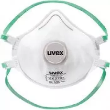 Μάσκα αναπνοής UVEX silv-Air classic 2310 planet FFP2 — μισή μάσκα μίας χρήσης, 15 τεμ.