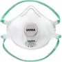 Μάσκα αναπνοής UVEX silv-Air classic 2310 planet FFP2 — μισή μάσκα μίας χρήσης, 15 τεμ.