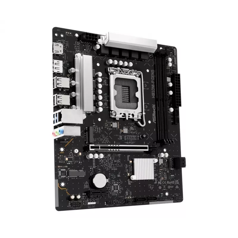 ASRock H810M-P Gen5 μητρική, LGA 1851, Micro-ATX, DDR5