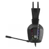 Ενσύρματα ακουστικά gaming USB DEFENDER GOTHIC RGB με μικρόφωνο, μαύρα