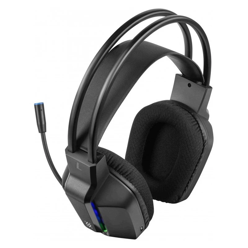 Ενσύρματα ακουστικά gaming USB DEFENDER GOTHIC RGB με μικρόφωνο, μαύρα