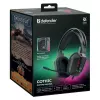 Ενσύρματα ακουστικά gaming USB DEFENDER GOTHIC RGB με μικρόφωνο, μαύρα