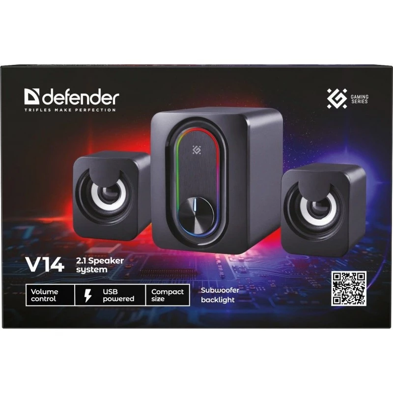 Ηχεία υπολογιστή Defender V14 2.1, 11 W, USB, Bluetooth
