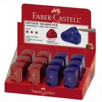 Ξύστρα μολυβιού Faber-Castell 182711 μπλε κόκκινο