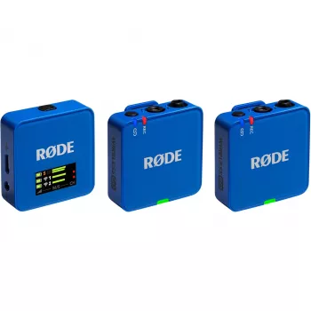 Μικρόφωνο Rode Wireless Go III μπλε — συμπαγές ασύρματο σύστημα lavalier